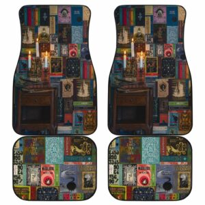 Hogwarts Vintage Bookshelf Harry Potter Car Floor Mats UBC031617
