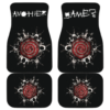 Horror Movie Another Game Jigsaw Clown Cheek Drawing Car Floor Mats