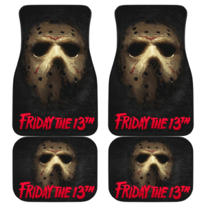 Horror Movie Car Floor Mats | Friday The 13th Jason Car Floor Mats Template H101321