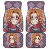 Horror Movie Chucky Doll Cartoon Artwork Car Floor Mats