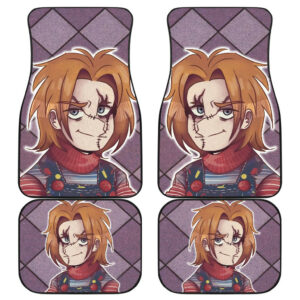 Horror Movie Chucky Doll Cartoon Artwork Car Floor Mats