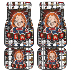 Horror Movie Chucky Game Wanna Play Horror Characters Game Mode Patterns Car Floor Mats