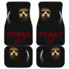 Horror Movie Friday The 13th Jason Voorhees Mask In The Dark Car Floor Mats NT082406