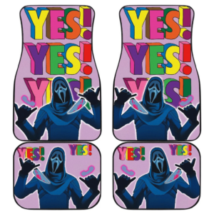 Horror Movie Ghost Face Calls Answer Yes Car Floor Mats