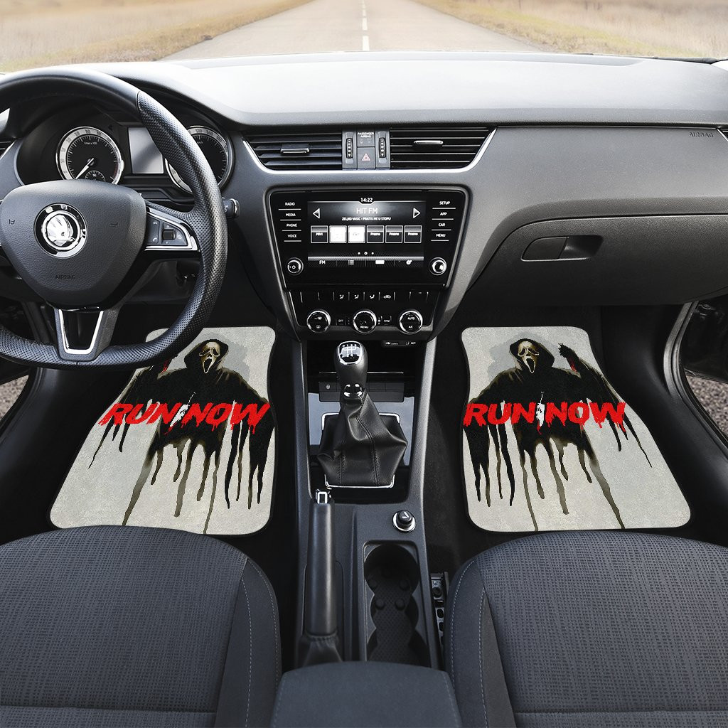 Horror-Movie-Ghost-Face-Run-Now-Car-Floor-Mats-1