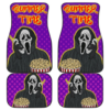 Horror Movie Ghostface Call Summer Time Popcorn Car Floor Mats