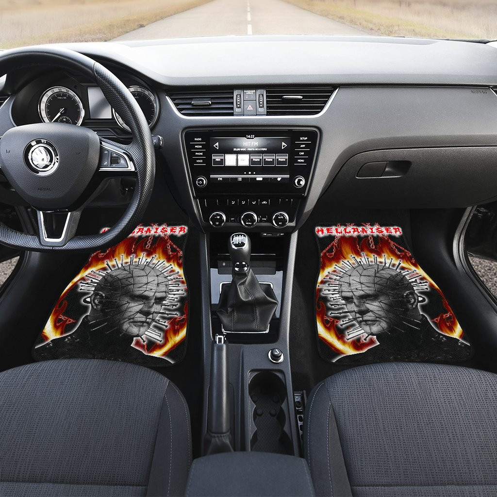 Horror-Movie-Hellraiser-Pin-Head-Fire-Circle-Chains-Background-Car-Floor-Mats-1