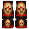 Horror Movie Jason Mask Bloody Car Floor Mats