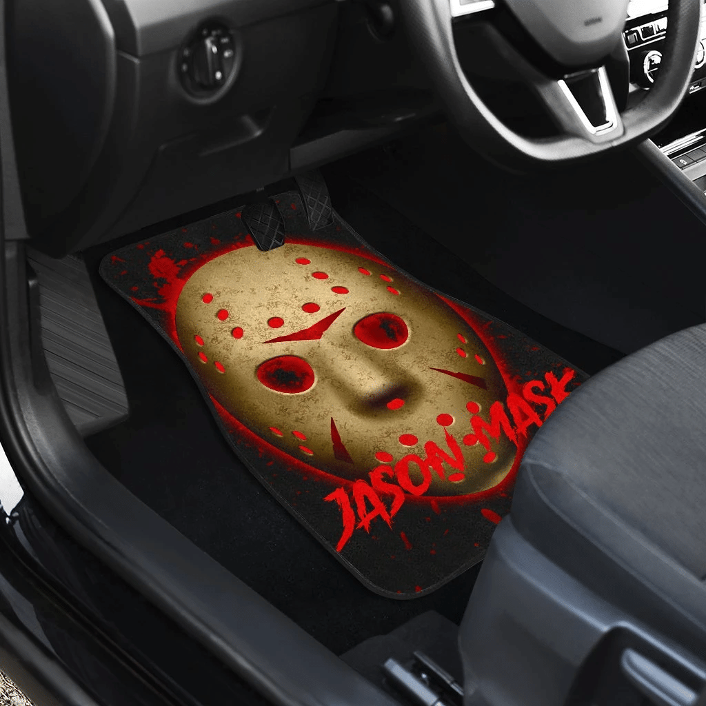 Horror-Movie-Jason-Mask-Bloody-Car-Floor-Mats-2