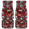 Horror Movie Joker Laughing Mouth Joker Clown Face Patterns Car Floor Mats