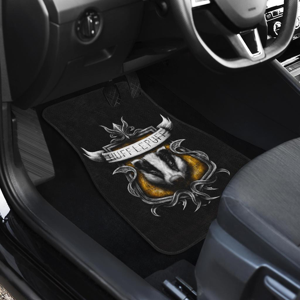 Hufflepuff-Logo-in-black-theme-Car-Floor-Mats-191023-2
