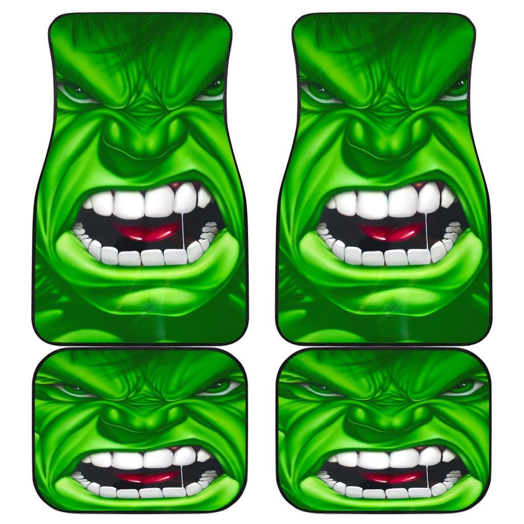 Hulk Angry Face Marvel Universe Car Floor Mats 191023 Hulk Angry Face Marvel Universe Car Floor Mats 191023