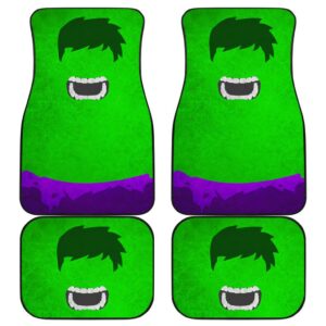 Hulk Front And Back Car Mats