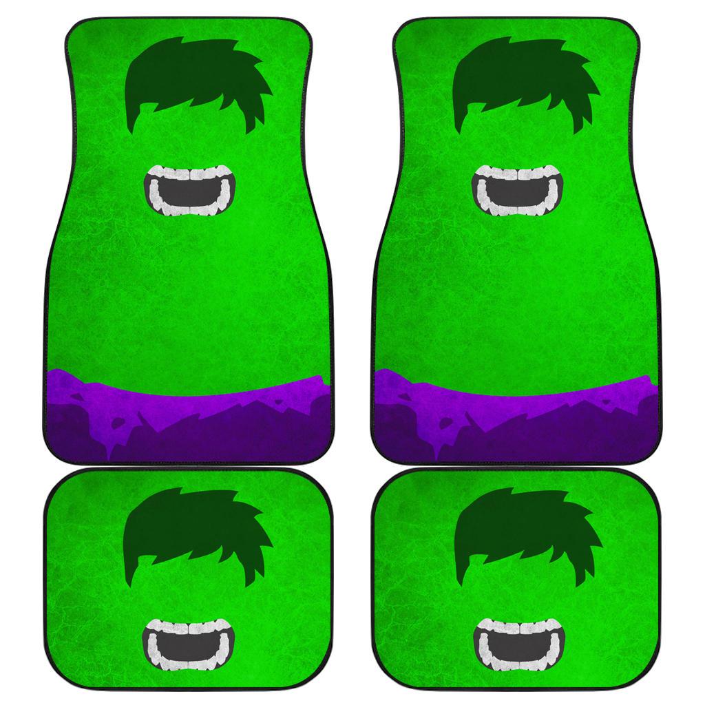 Hulk Front And Back Car Mats Hulk Front And Back Car Mats