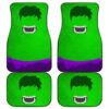 Hulk Logo Green theme Car Floor Mats 191023