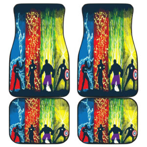 Hulk Thor Captain A Iron man Avengers Marvel Car Floor Mats 191018