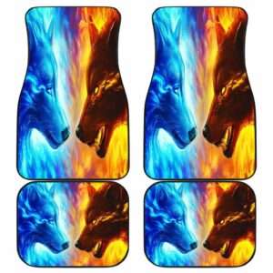 Ice And Fire Wolfs Element Car Floor Mats 191023