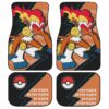 Infernape Car Floor Mats Custom Anime Pokemon Car Interior Accessories