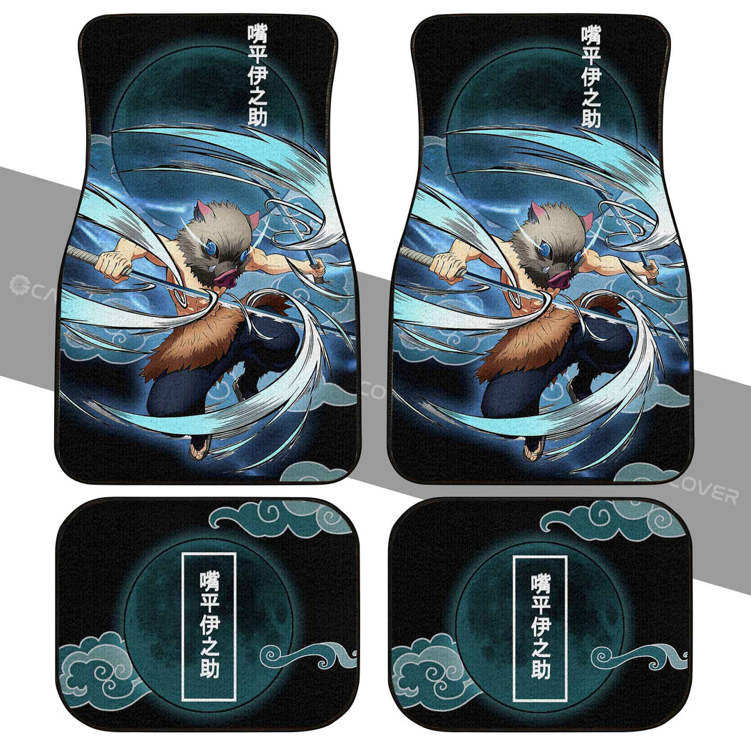 Inosuke-Beast-Breathing-Car-Floor-Mats-Custom-Anime-Demon-Slayer-Car-Accessories-1