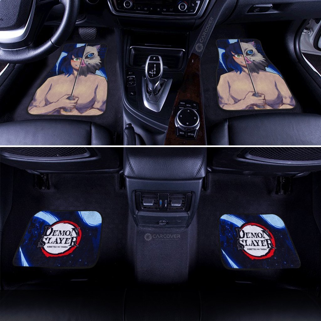 Inosuke-Car-Floor-Mats-Custom-Face-Demon-Slayer-Anime-Car-Accessories-1