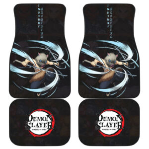 Inosuke Hashibira Demon Slayer Car Floor Mats Anime Car Accessories
