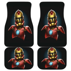 Iron Man Stormtrooper Front And Back Car Mats