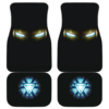 Iron Man with Iron Eyes Marvel in dark theme Car Floor Mats 191023