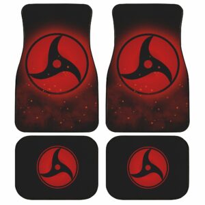 Itachi Mangekyou Car Floor Mats Custom Sharingan Eye Naruto Car Accessories
