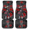 Itachi Uchiha Akatsuki Naruto Car Floor Mats Anime Car Accessories