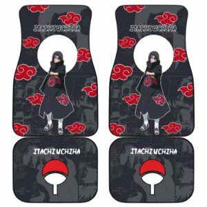 Itachi Uchiha Naruto Akatsuki Members Car Floor Mats For Fan Anime
