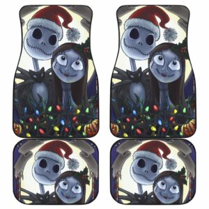 Jack And Sally Car Floor Mats Nightmare Before Christmas Cartoon H0115