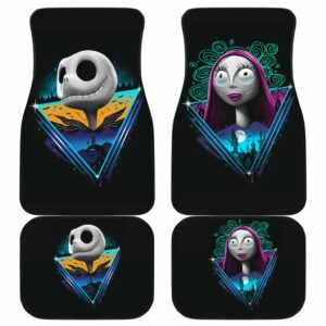 Jack And Sally Front And Back Car Mats