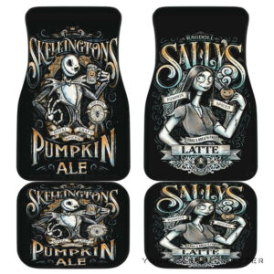 Jack And Sally Nightmare Before Christmas Car Floor Mats T1120