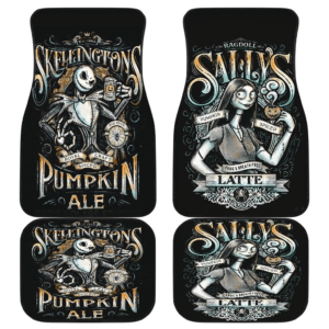 Jack And Sally Nightmare Before Christmas Front And Back Car Mats T1120