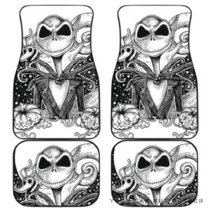 Jack Nightmare Before Christmas Car Floor Mats Cartoon 173218 T1120