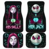 Jack Skellington And Sally Couple Halloween Walt Disney Car Floor Mats