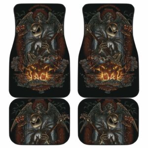 Jack Skellington Guitarist Halloween Disney Cartoon Car Floor Mats 191023