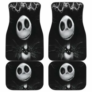 Jack Skellington Halloween in dark theme Car Floor Mats 191023