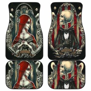 Jack Skellington Sally Glorious Couple Halloween Car Floor Mats 191023