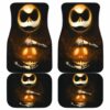 Jack Skellington With Pumpkin Halloween Car Floor Mats