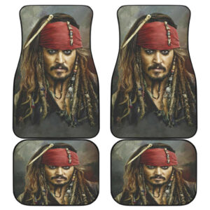 Jack Sparrow Art Pirates Of The Caribbean Car Floor Mats H042220