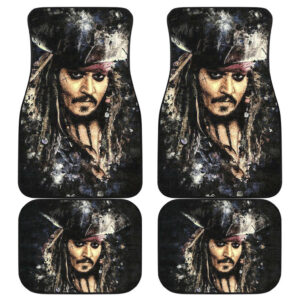 Jack Sparrow Movie Pirates Of The Caribbean Car Floor Mats H042220