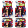Jack Sparrow Pirates Of The Caribbean Car Floor Mats H042220