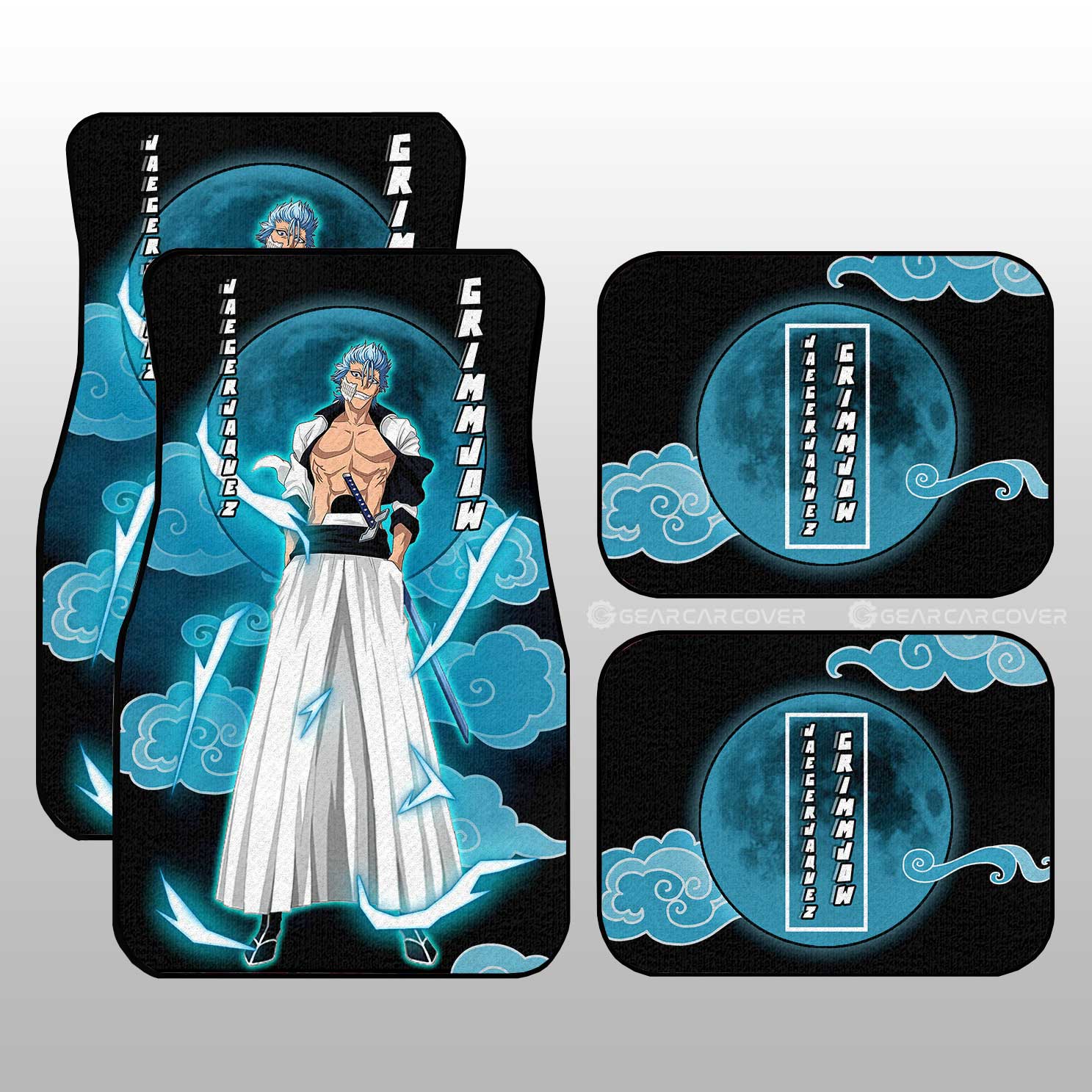 Jaegerjaquez Grimmjow Car Floor Mats Custom Anime Bleach Car Interior Accessories Jaegerjaquez Grimmjow Car Floor Mats Custom Anime Bleach Car Interior Accessories