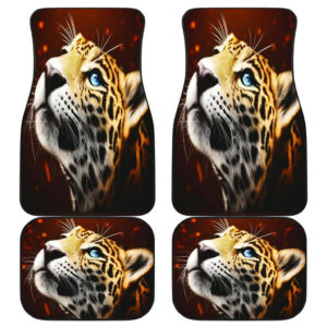 Jaguar Wlid Animal Car Floor Mats 191023