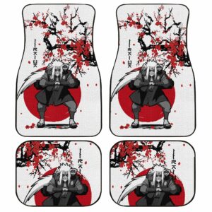 Jiraiya Car Floor Mats Custom Japan Style Anime Naruto Car Interior Accessories Gifts Idea