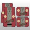 Jiraiya Uniform Car Floor Mats Custom Naruto Anime Car Interior Accessories