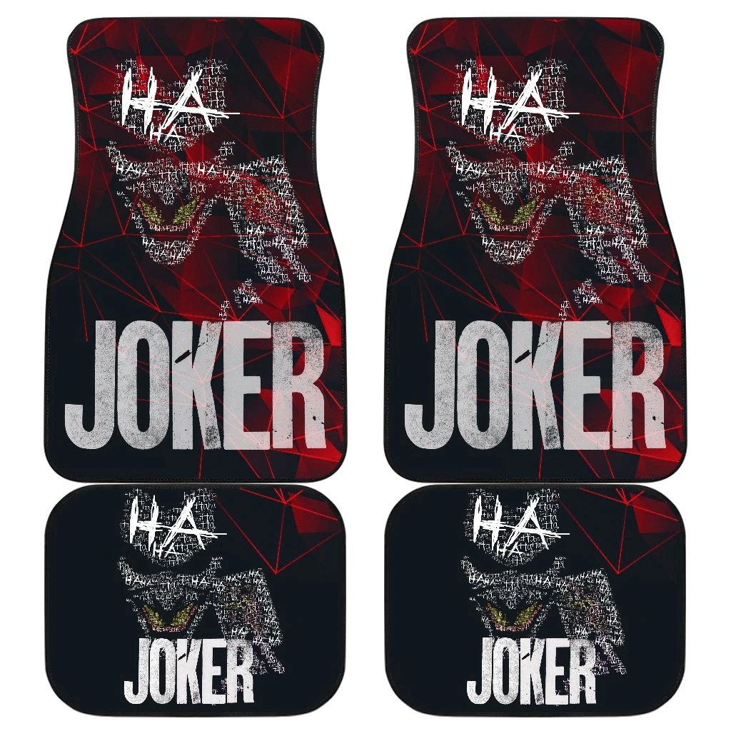 Joker Evil Laugh Criminal Car Floor Mats 191206 Joker Evil Laugh Criminal Car Floor Mats 191206