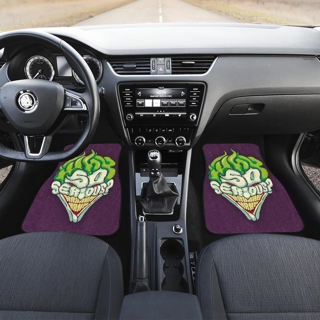 Joker Face Graffiti Car Floor Mats For Fan Joker Face Graffiti Car Floor Mats For Fan