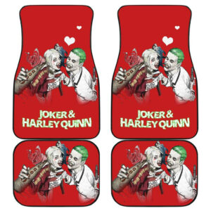 Joker & Harley Quinn Movie Suicide Squad Car Floor Mats H1226